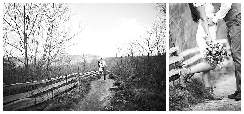 Asheville, NC Outdoor Elopement Photographer