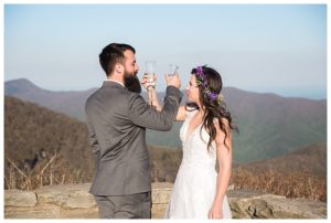 Blue Ridge Mountain Elopement Photographer