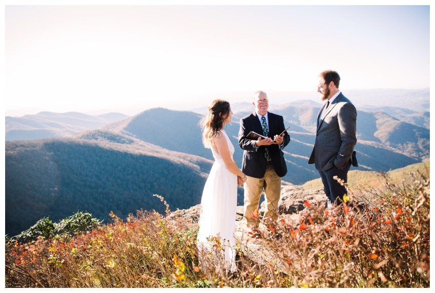 Blue Ridge Mountain Autumn Elopement