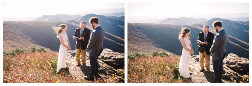 Blue Ridge Mountain Autumn Elopement