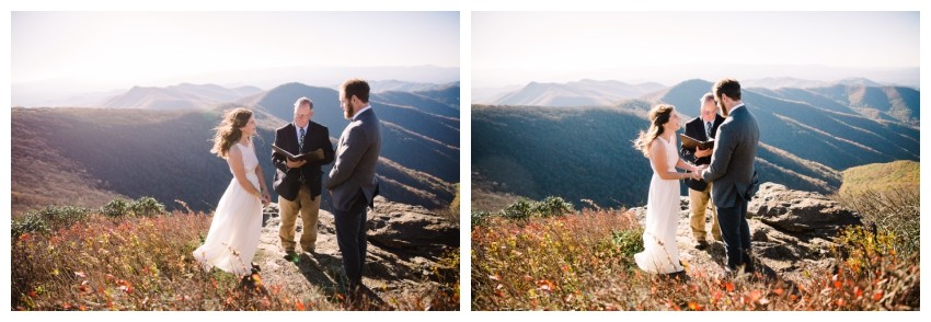 Blue Ridge Mountain Autumn Elopement