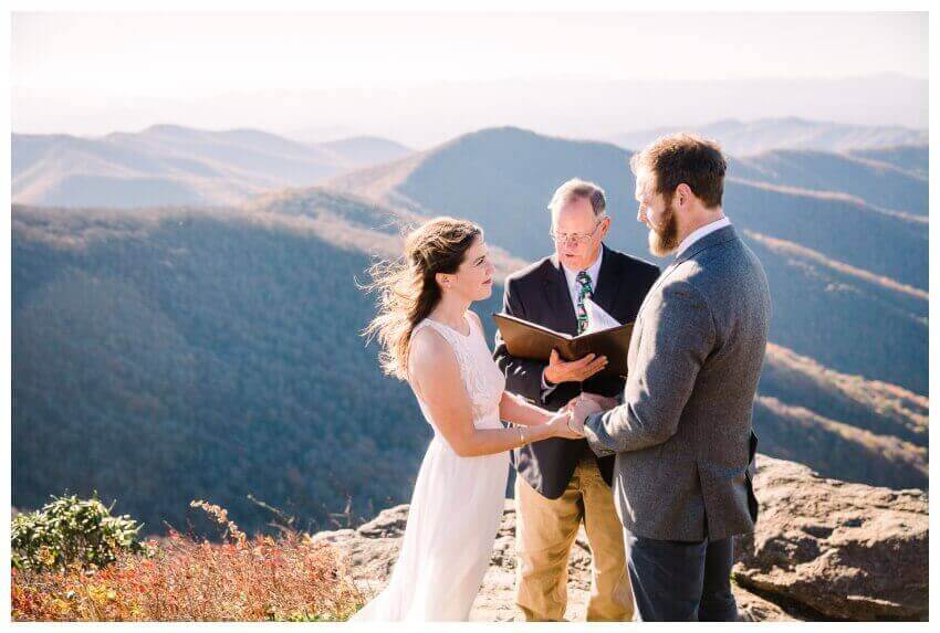 Blue Ridge Mountain Autumn Elopement