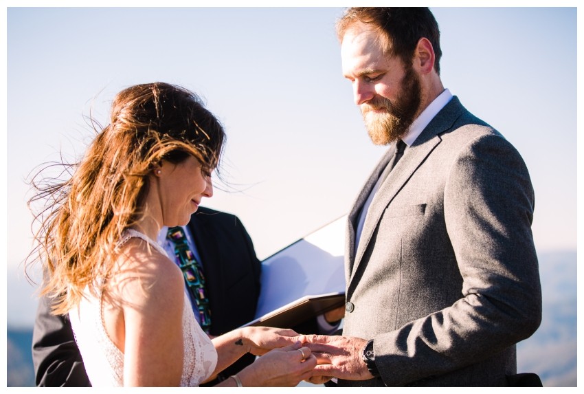 Blue Ridge Mountain Autumn Elopement