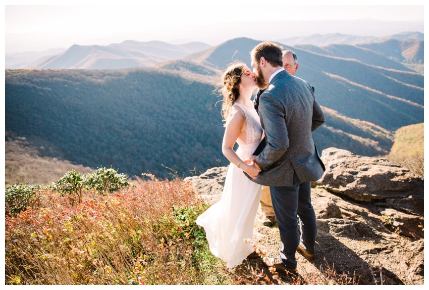 Blue Ridge Mountain Autumn Elopement