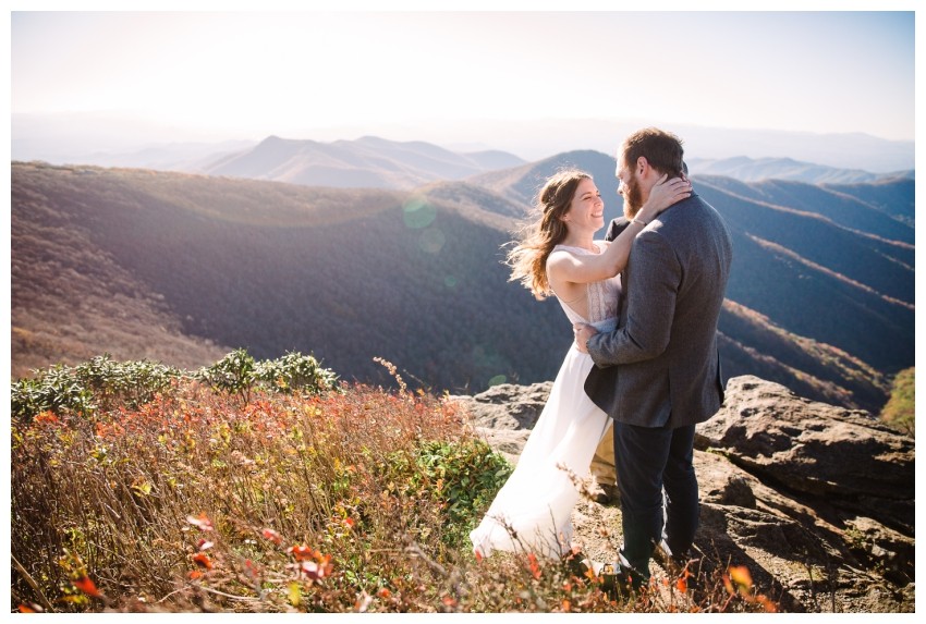 Blue Ridge Mountain Autumn Elopement