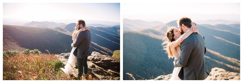 Blue Ridge Mountain Autumn Elopement