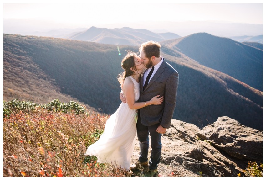 Blue Ridge Mountain Autumn Elopement