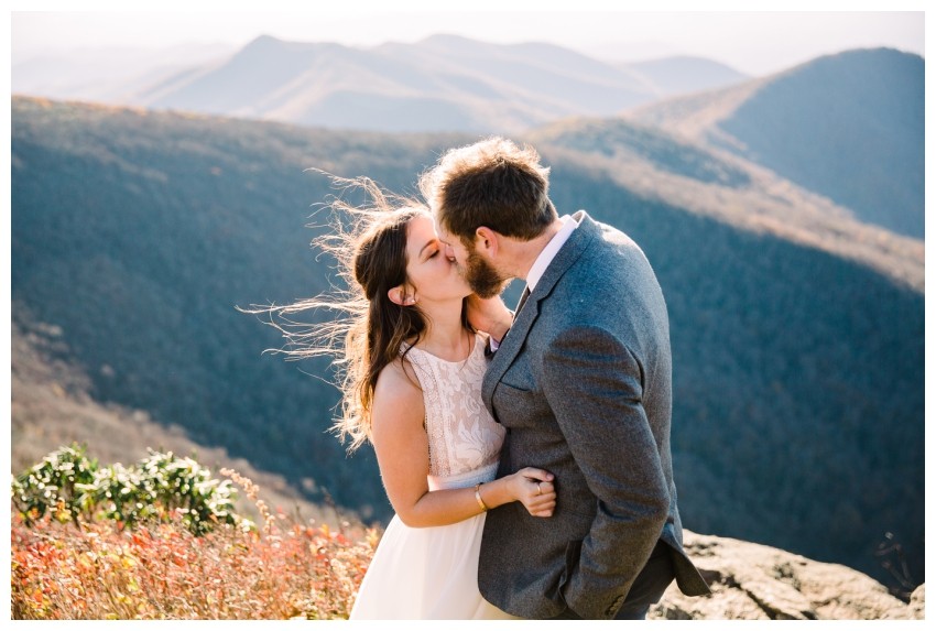 Blue Ridge Mountain Autumn Elopement