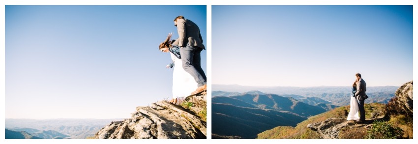 Blue Ridge Mountain Autumn Elopement