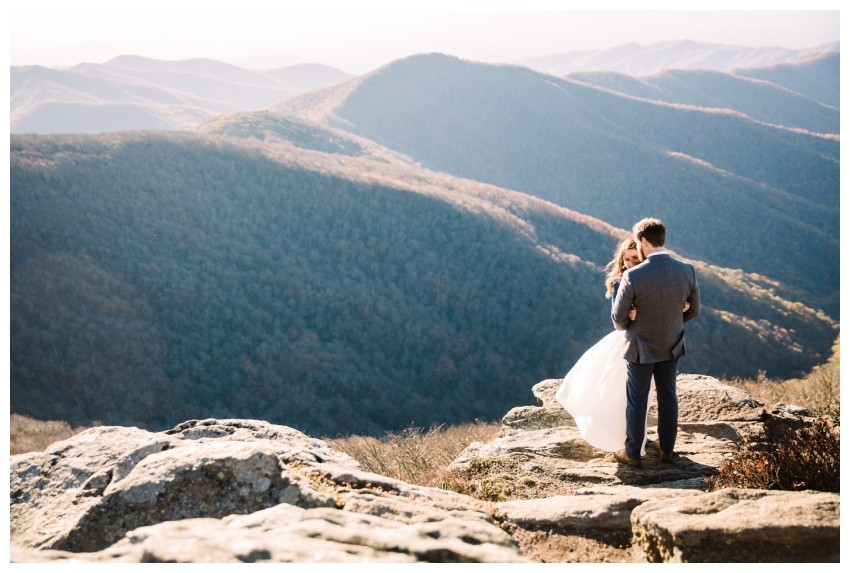 Blue Ridge Mountain Autumn Elopement