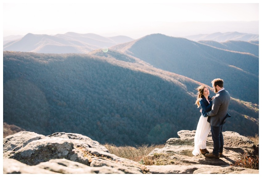 Blue Ridge Mountain Autumn Elopement