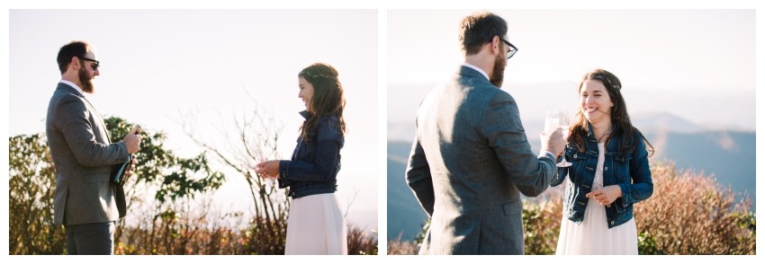 Blue Ridge Mountain Autumn Elopement