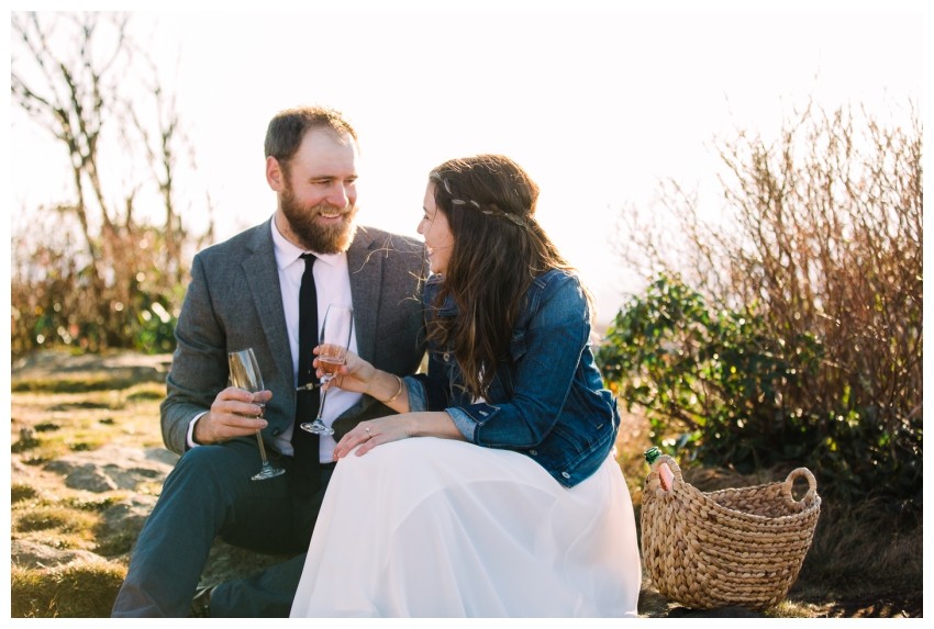 Blue Ridge Mountain Autumn Elopement