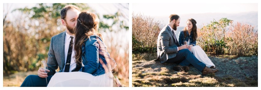 Blue Ridge Mountain Autumn Elopement