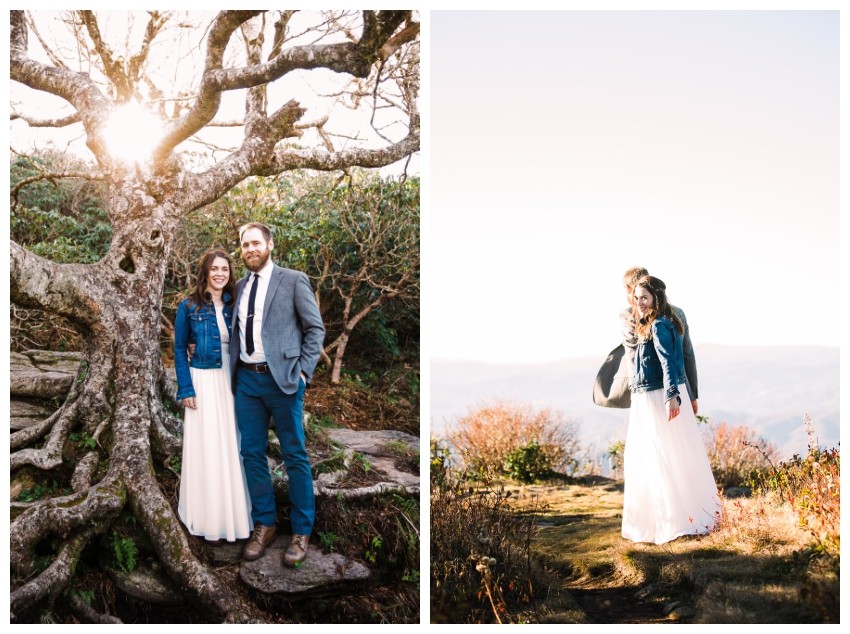 Blue Ridge Mountain Autumn Elopement