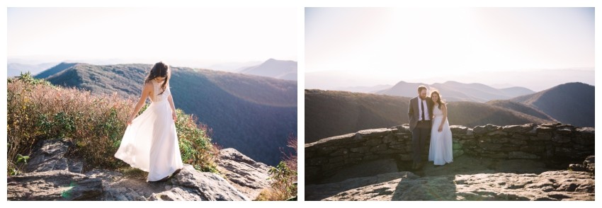 Blue Ridge Mountain Autumn Elopement