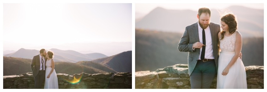 Blue Ridge Mountain Autumn Elopement