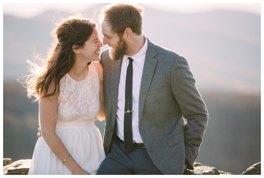 Blue Ridge Mountain Autumn Elopement