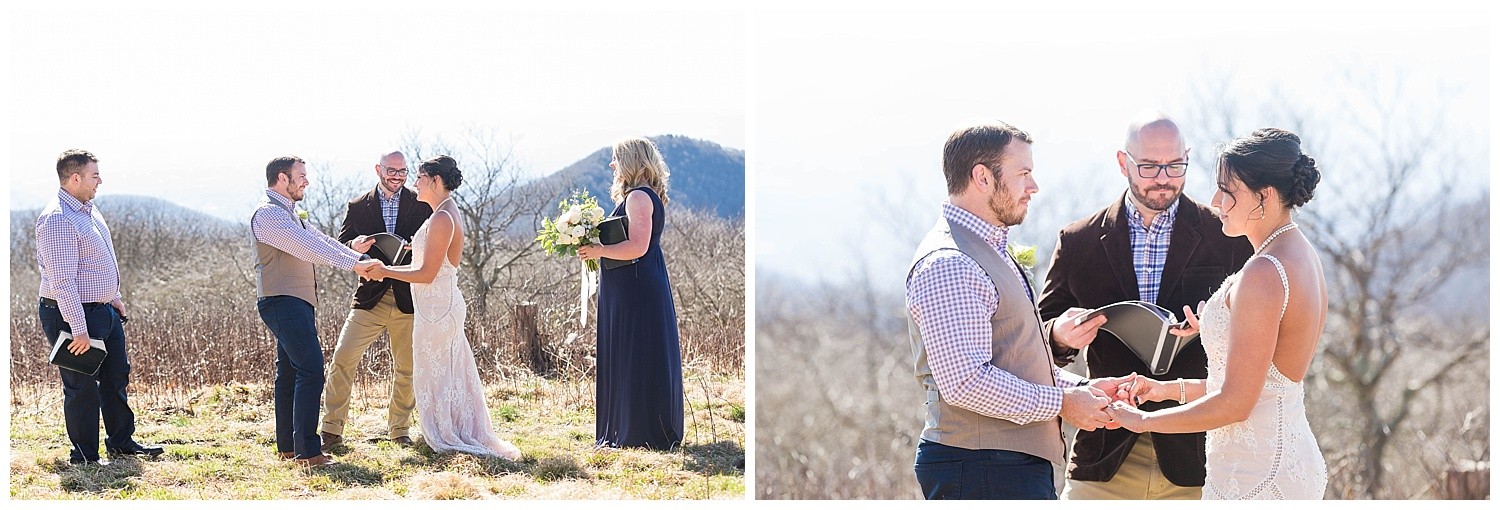 Asheville Mountaintop Elopement Photographer