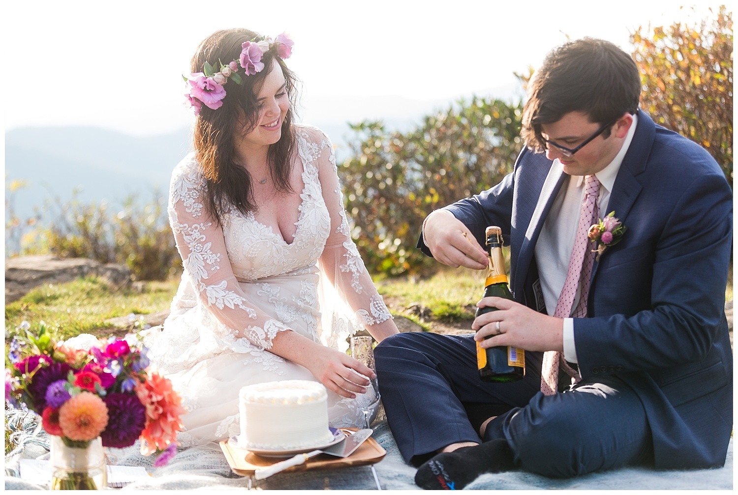 Romantic Asheville Elopement Photographer