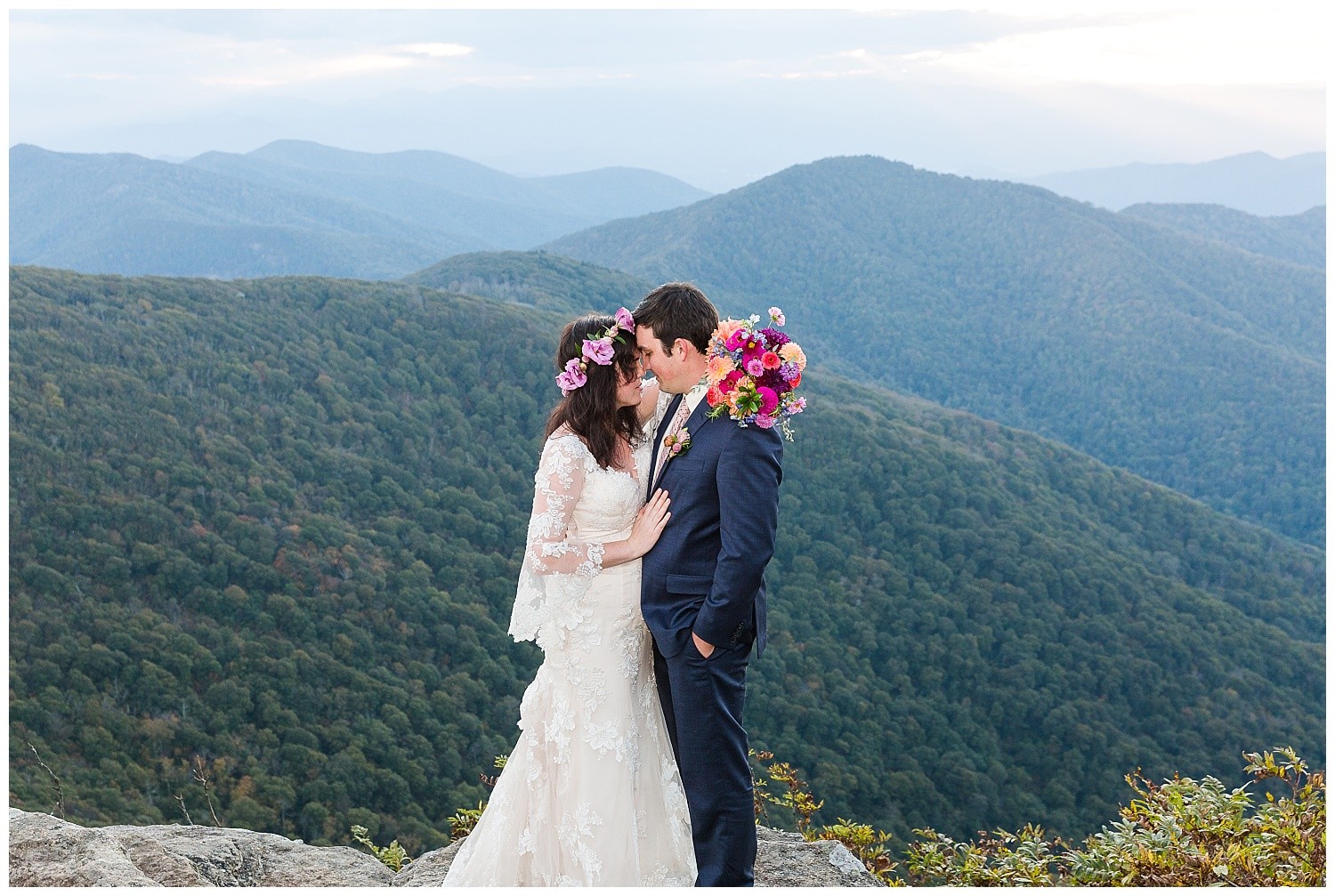 Romantic Asheville Elopement Photographer