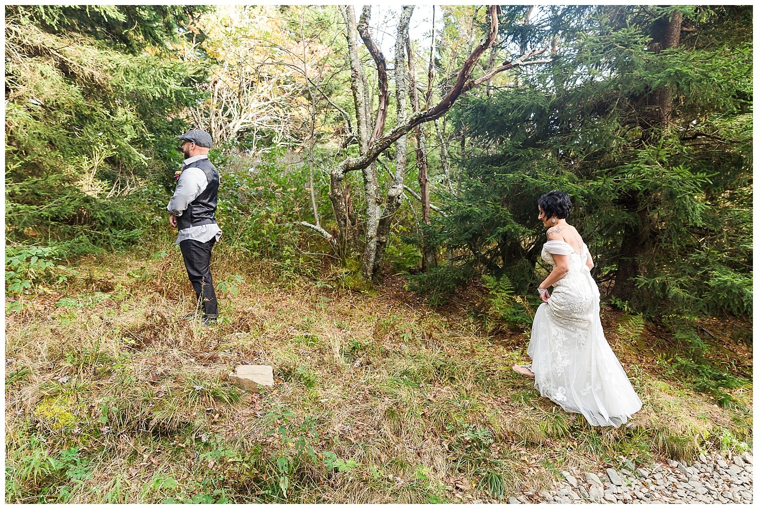 Beautiful Asheville Mountain Elopement Photographer