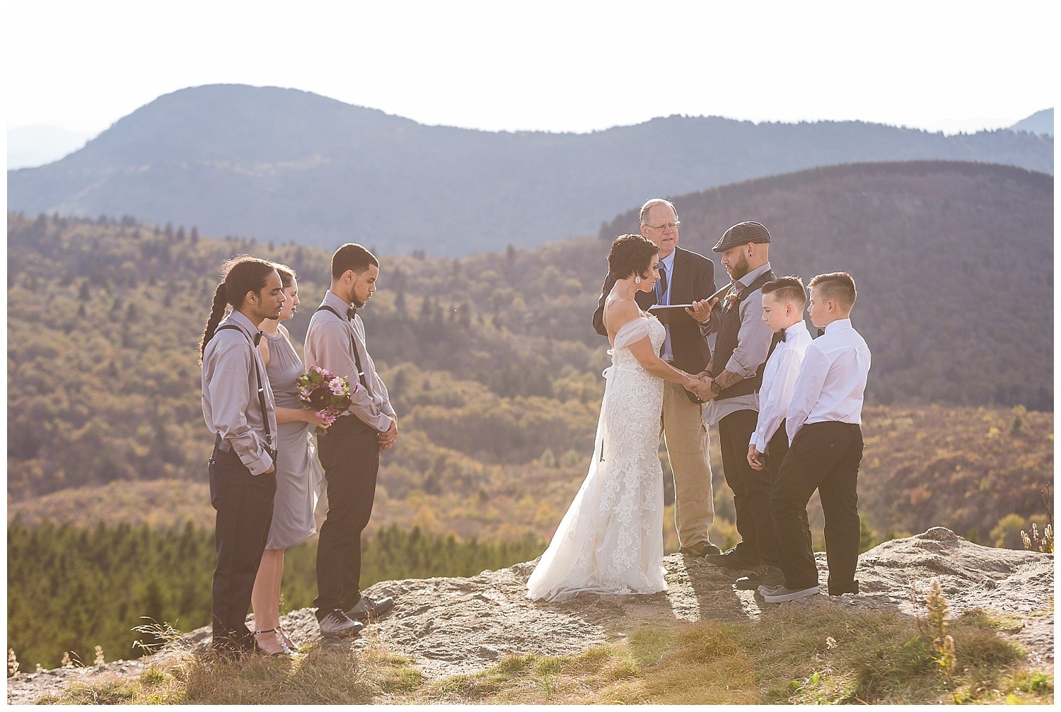 Beautiful Asheville Mountain Elopement Photographer