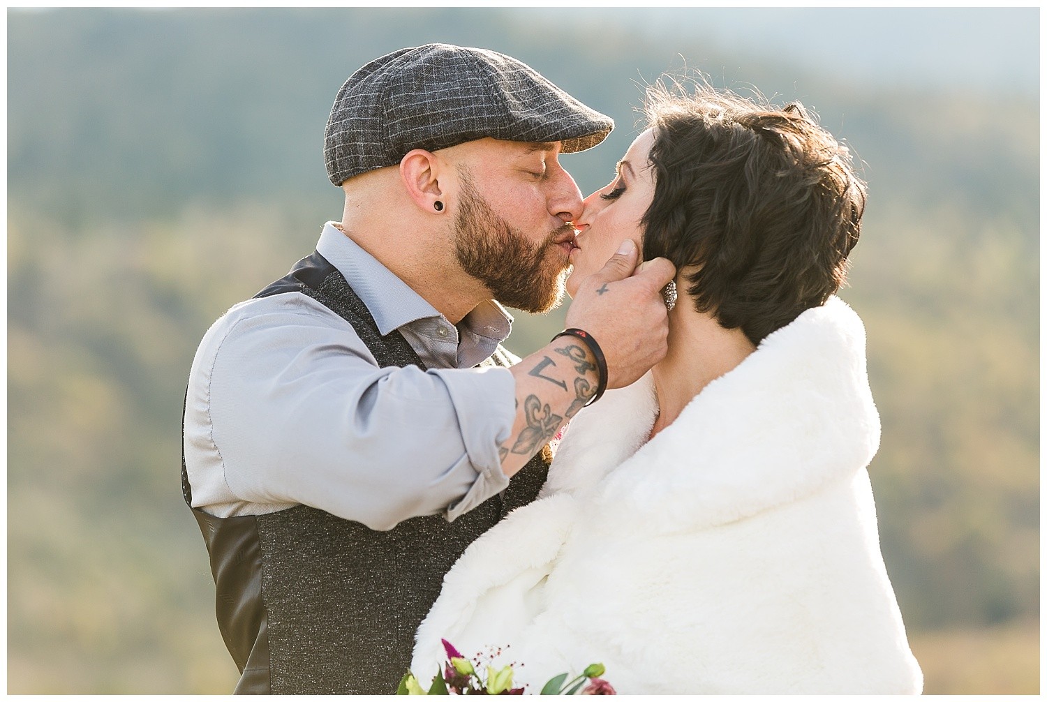 Beautiful Asheville Mountain Elopement Photographer