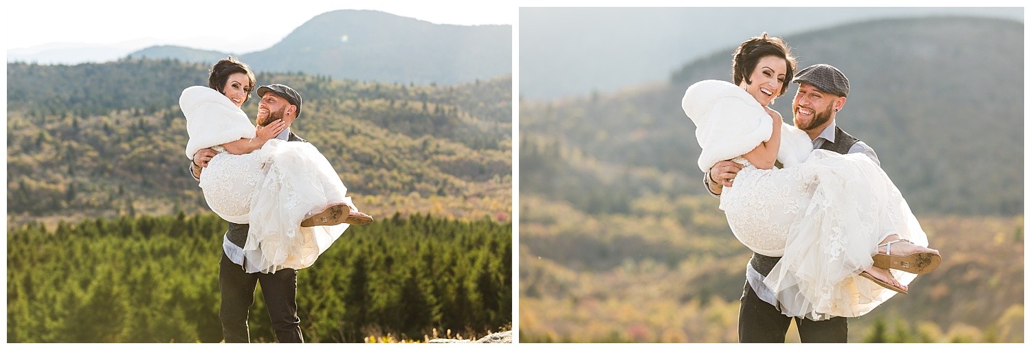 Beautiful Asheville Mountain Elopement Photographer