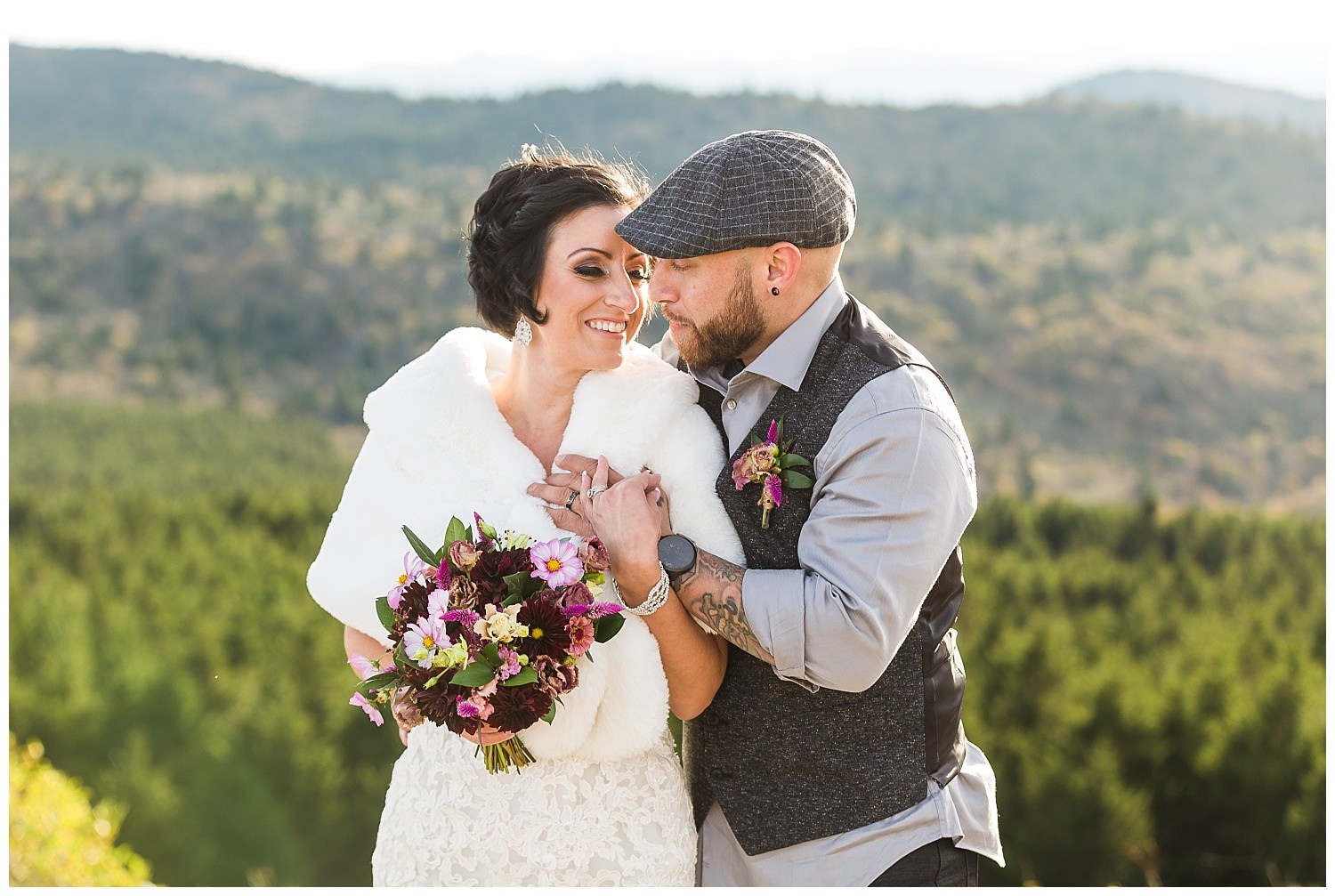 Beautiful Asheville Mountain Elopement Photographer