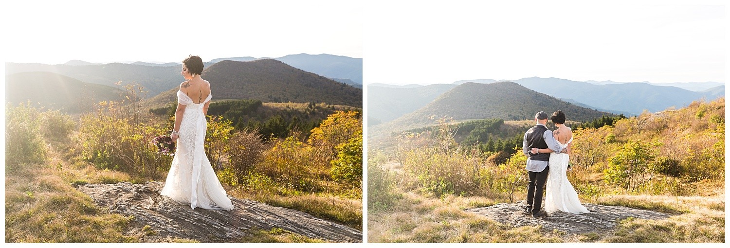 Beautiful Asheville Mountain Elopement Photographer