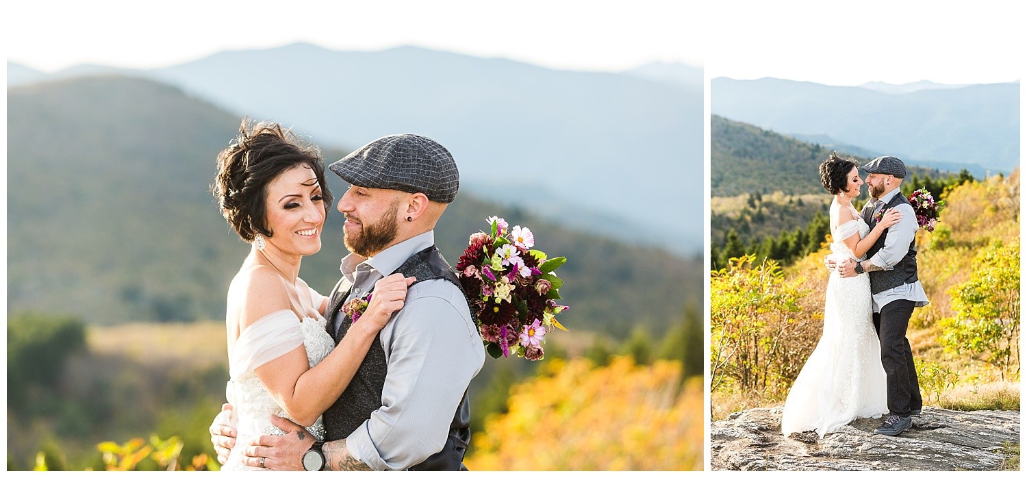 Beautiful Asheville Mountain Elopement Photographer