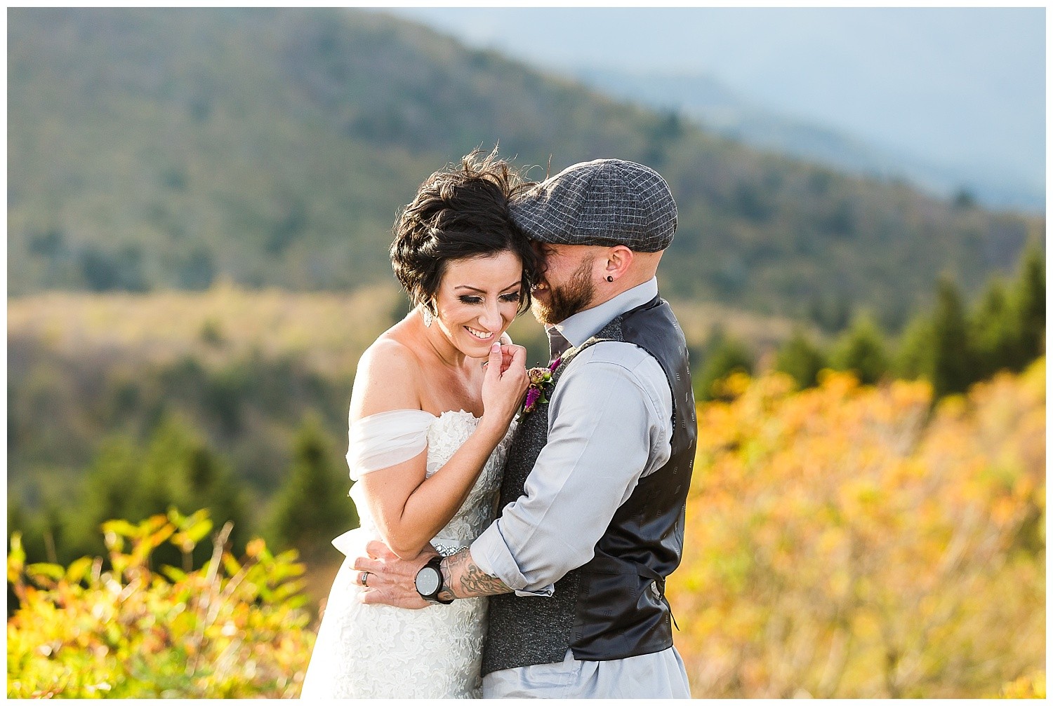 Beautiful Asheville Mountain Elopement Photographer