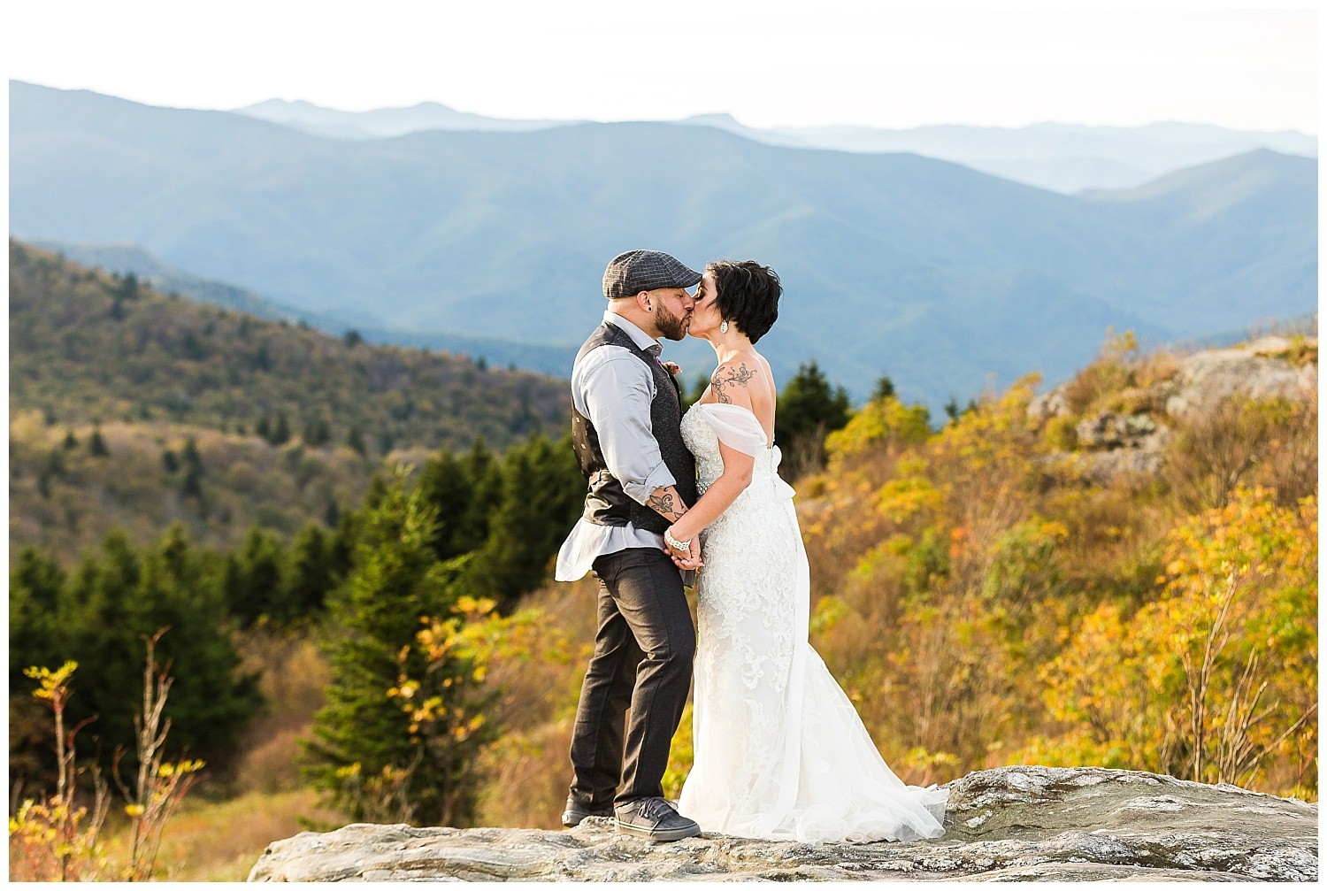 Beautiful Asheville Mountain Elopement Photographer