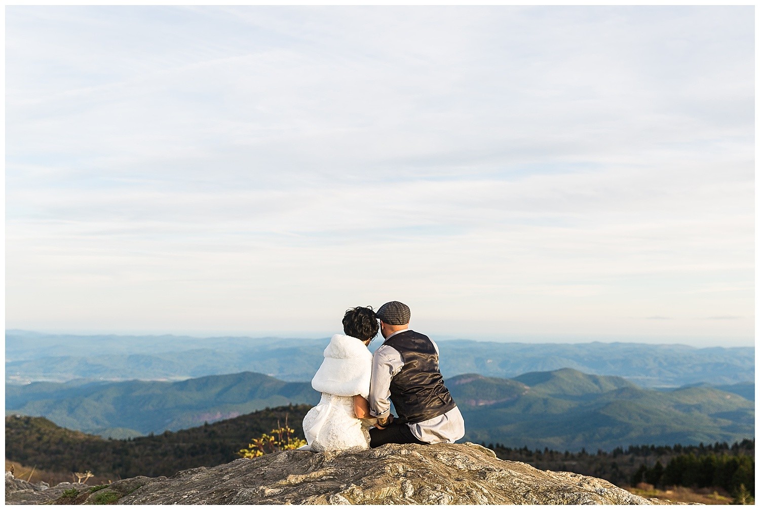 Beautiful Asheville Mountain Elopement Photographer