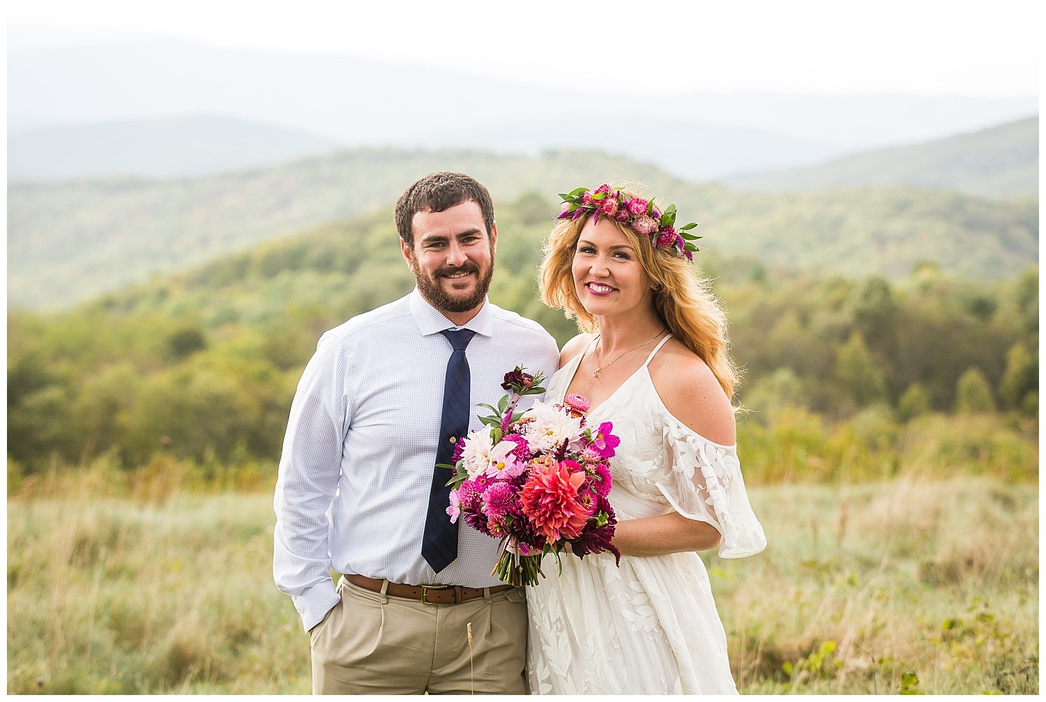 Asheville Mountain Boho Elopement Photographer