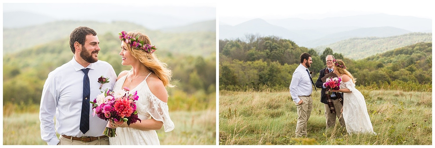 Asheville Mountain Boho Elopement Photographer