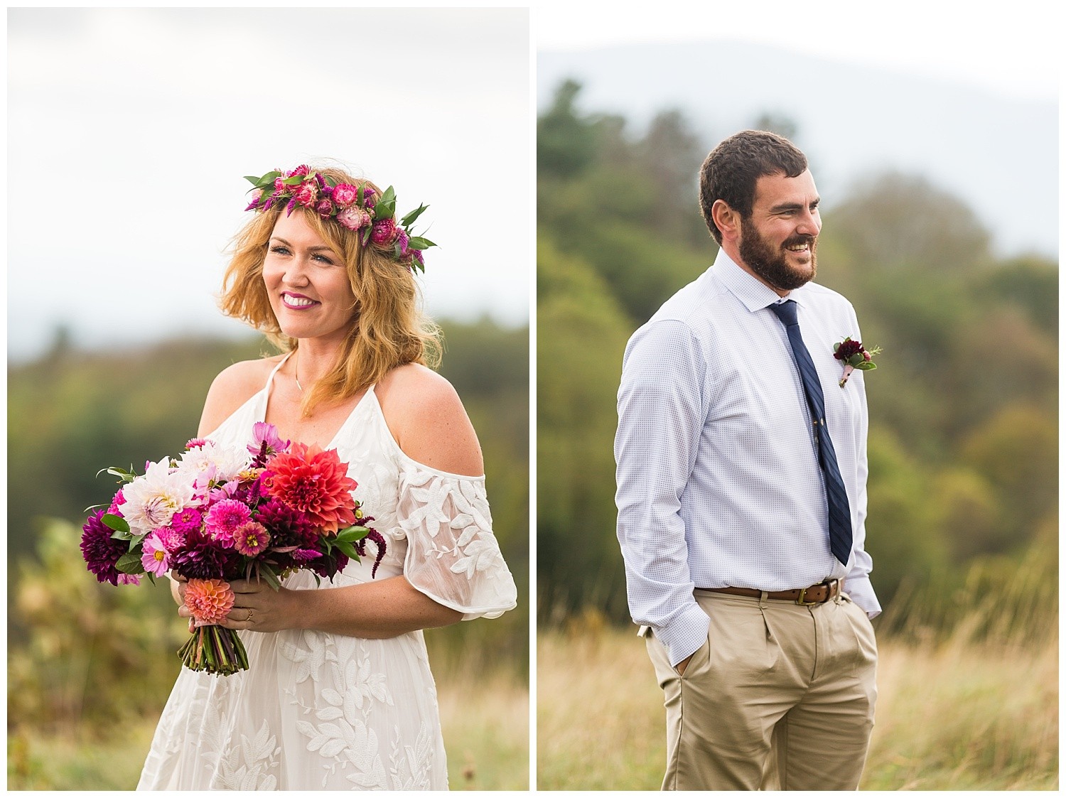 Asheville Mountain Boho Elopement Photographer