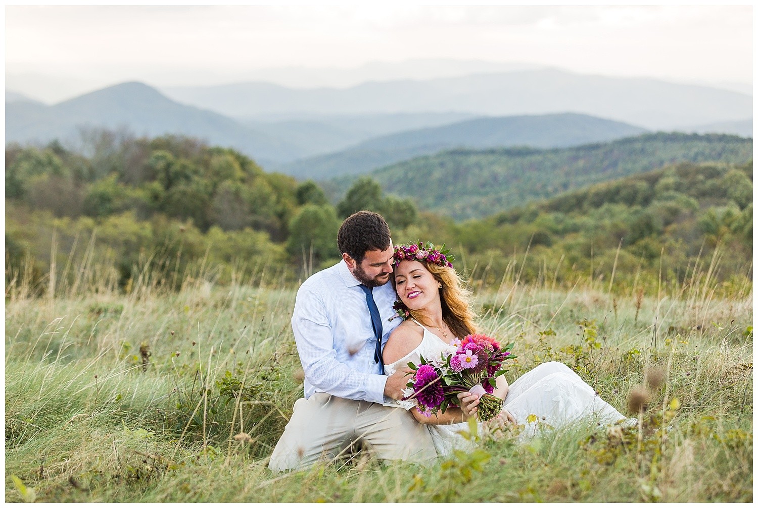 Asheville Mountain Boho Elopement Photographer