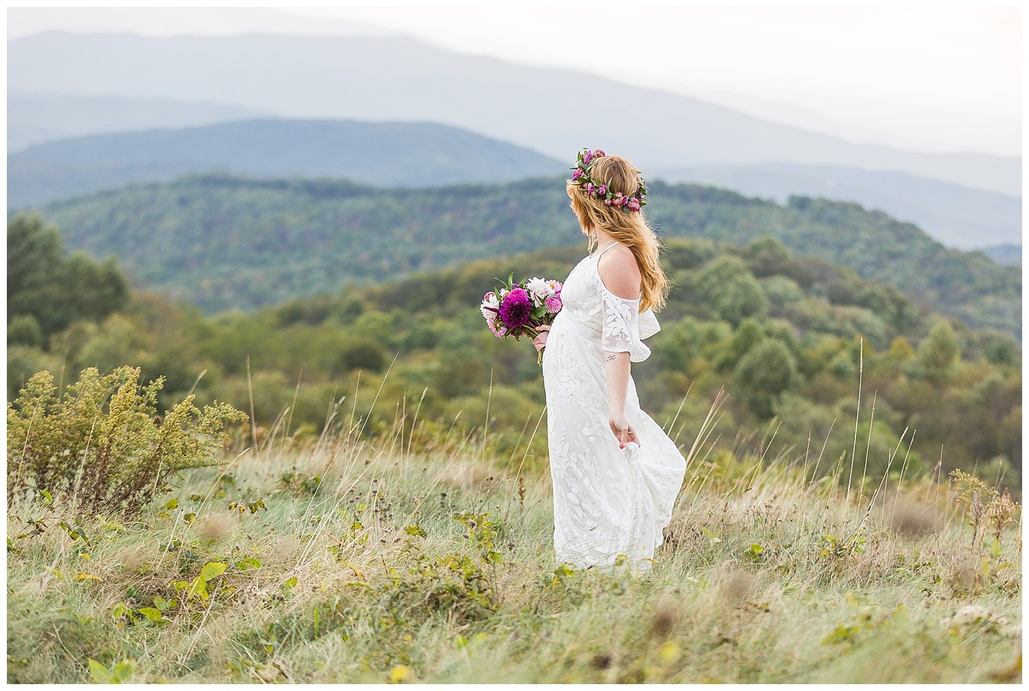 Asheville Mountain Boho Elopement Photographer