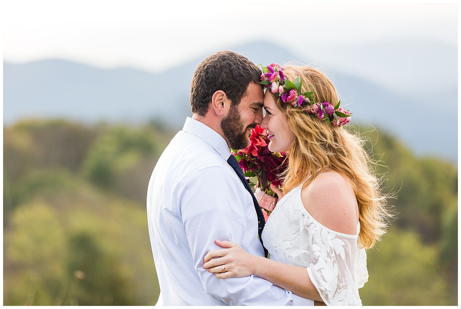 Asheville Mountain Boho Elopement Photographer