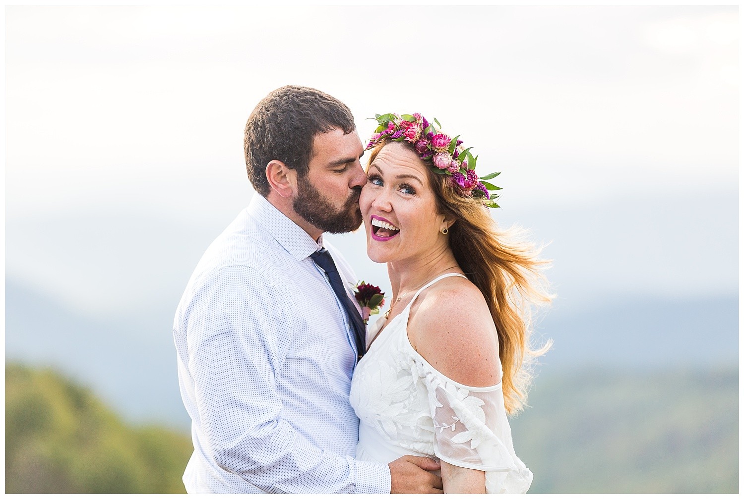 Asheville Mountain Boho Elopement Photographer