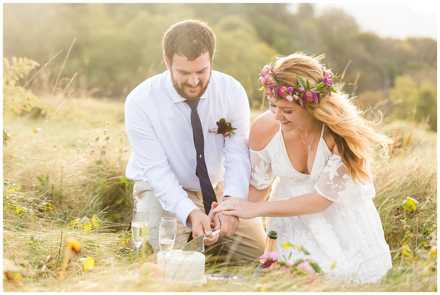 Asheville Mountain Boho Elopement Photographer