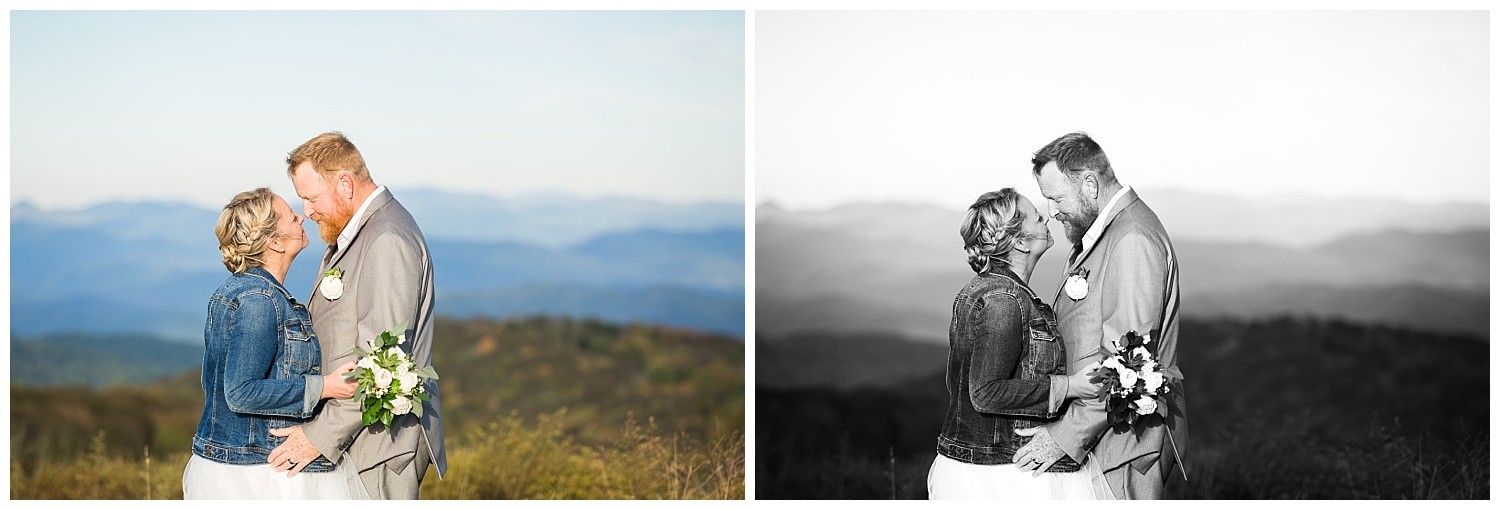 Asheville Mountain Adventure Elopement Photographer