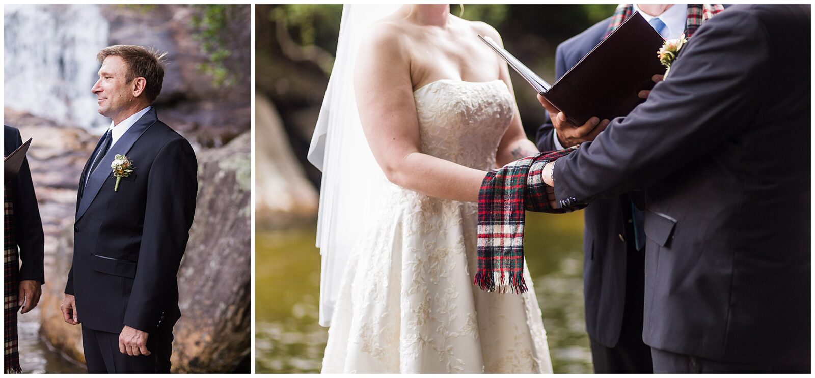 Waterfall Elopement in Asheville, NC