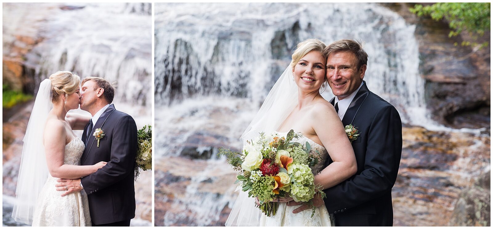 Waterfall Elopement in Asheville, NC