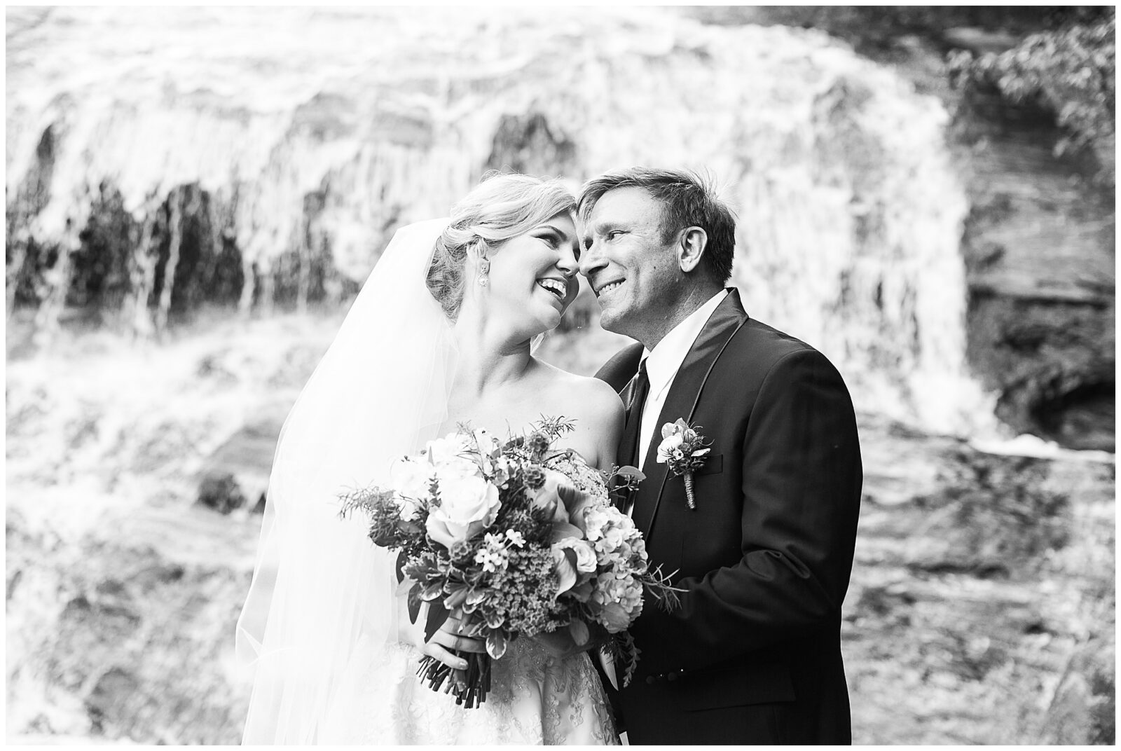 Waterfall Elopement in Asheville, NC