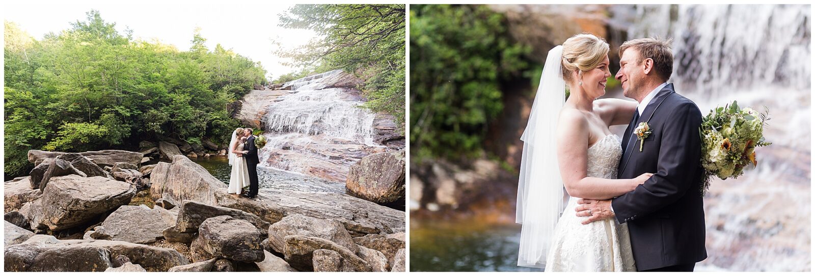 Waterfall Elopement in Asheville, NC