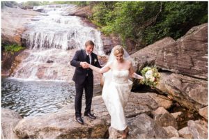 Asheville, NC Waterfall Elopement Photographer