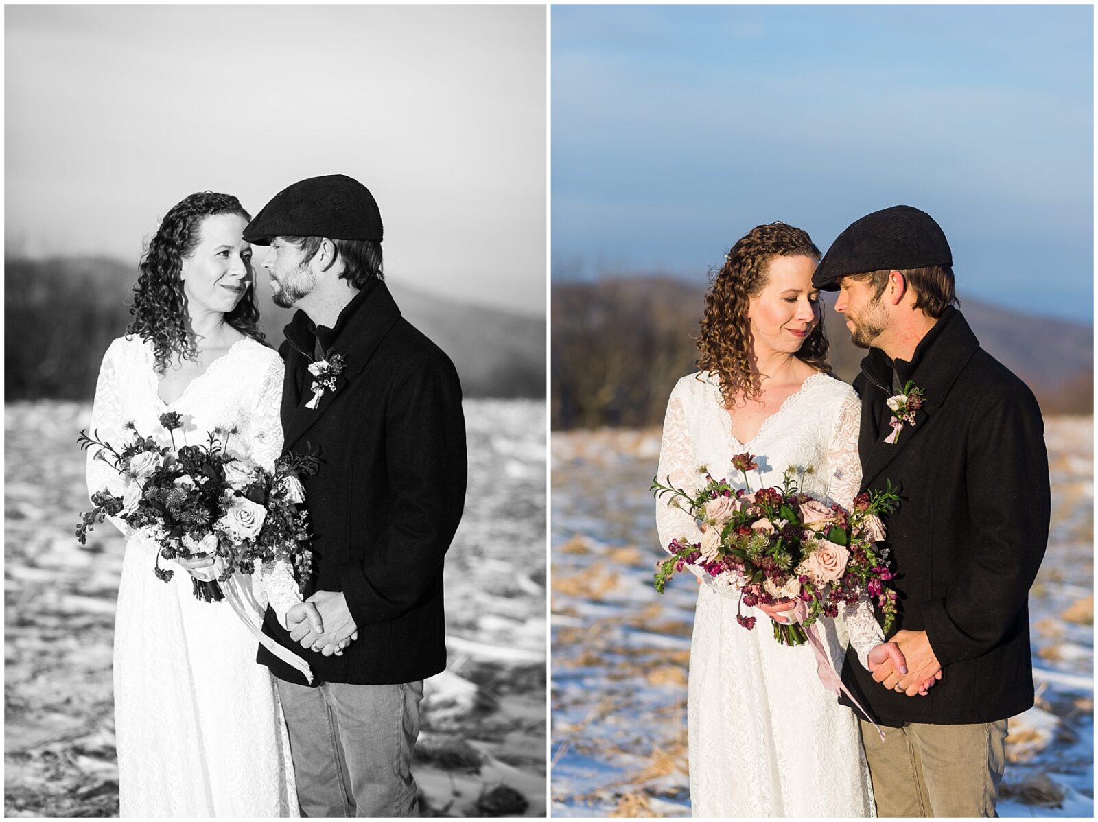 Winter Max Patch Elopement